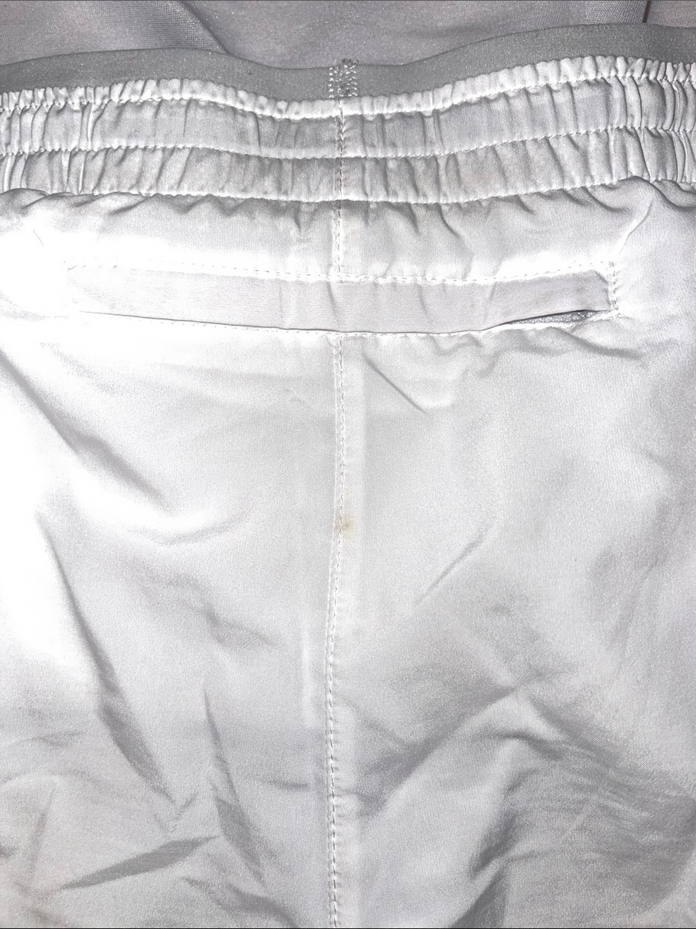 Nike Women's White Athletic Running Shorts with Swoosh - Picture 5 of 5